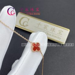 Van Cleef & Arpels Sweet Alhambra Bracelet Carnelian VCARN59K00