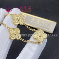 Van Cleef & Arpels Vintage Alhambra Bracelet 5 Motifs yellow gold VCARO1IE00