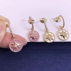 Dior Rose Des Vents Earrings Diamonds and Pink Opal - JRDV95058_0000