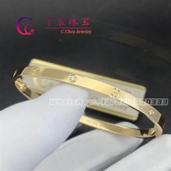 Cartier Love Bracelet Small Model 6 Diamonds B6047217