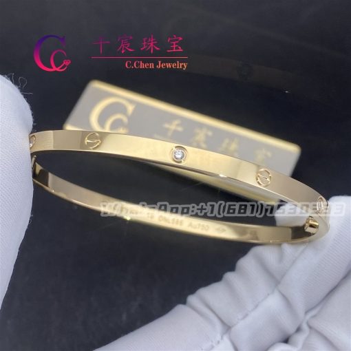 Cartier Love Bracelet Small Model 6 Diamonds B6047217