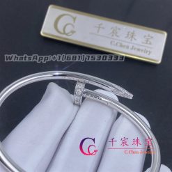 Cartier Juste Un Clou Bracelet White Gold Diamonds B6048717 (5)