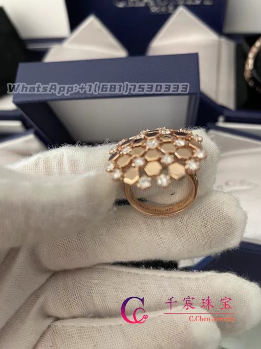 Chaumet Paris Bee My Love Ring Rose gold and diamonds 085391