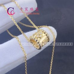 Van Cleef & Arpels Perlée Clovers Pendant Yellow Gold Diamond VCARO3YG00