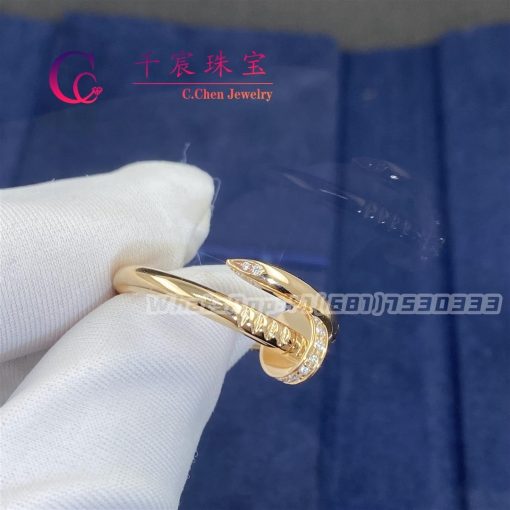 Cartie Juste Un Clou Ring Rose Gold Diamonds B4094800