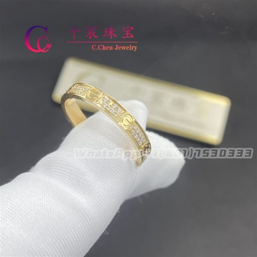 Cartie Love Ring Sm Yellow Gold Diamonds B4218000