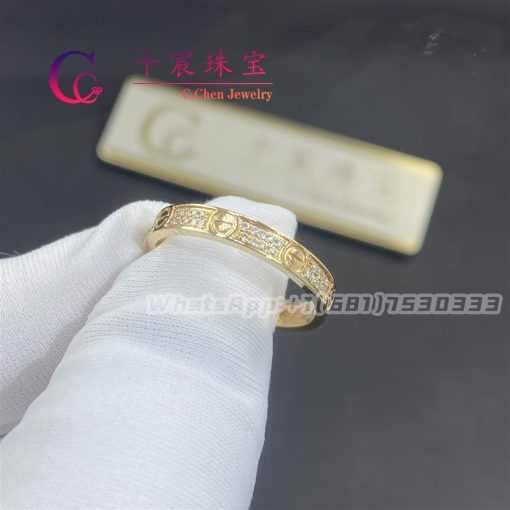 Cartie Love Ring Sm Yellow Gold Diamonds B4218000