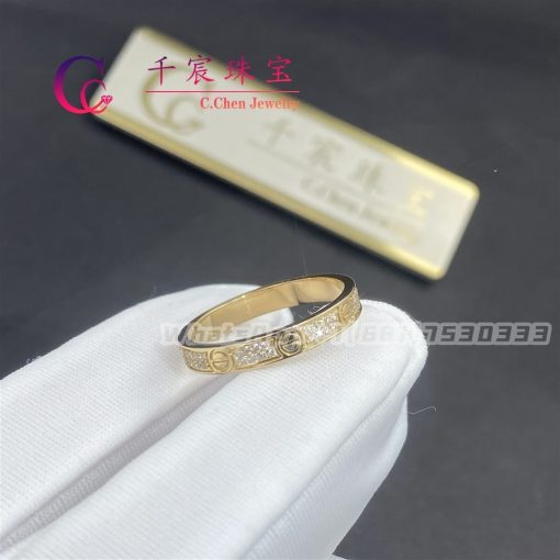 Cartie Love Ring Sm Yellow Gold Diamonds B4218000 (5)