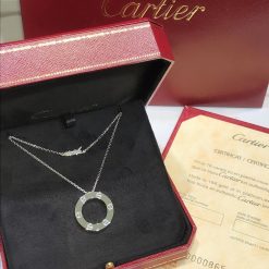 Cartier Love Necklace White Gold B7014300