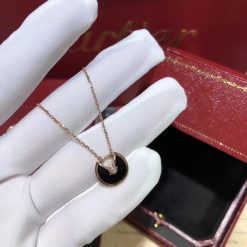 Cartier Amulette De Cartier Necklace Small Model Onyx B7224558 (4)