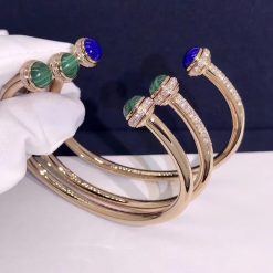 Piaget Possession Open Bangle Bracelet Lapis Lazuli G36PD500