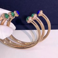 Piaget Possession Open Bangle Bracelet Lapis Lazuli G36PD500