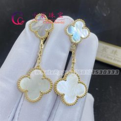 Van Cleef & Arpels Magic Alhambra Earrings 2 Motifs Mother-of-pearl VCARD78800