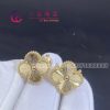 Van Cleef & Arpels Vintage Alhambra Earrings guilloché yellow gold VCARP3JL00