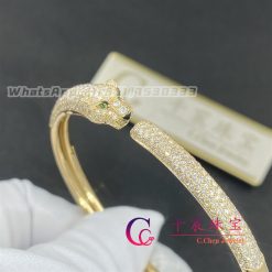 Cartier Panthere De Cartier Bracelet Pave Diamonds N6718117 (2)