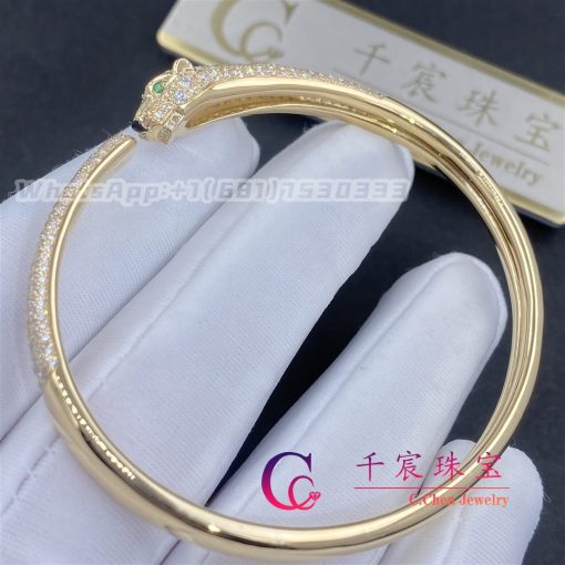 Cartier Panthere De Cartier Bracelet Pave Diamonds N6718117 (3)