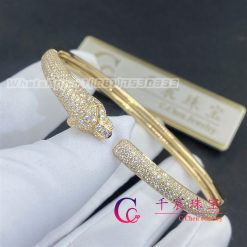 Cartier Panthere De Cartier Bracelet Pave Diamonds N6718117 (6)