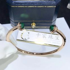 Piaget Possession Open Bangle Bracelet malachite G36PD400