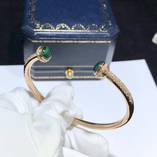 Piaget Possession Open Bangle Bracelet malachite G36PD400