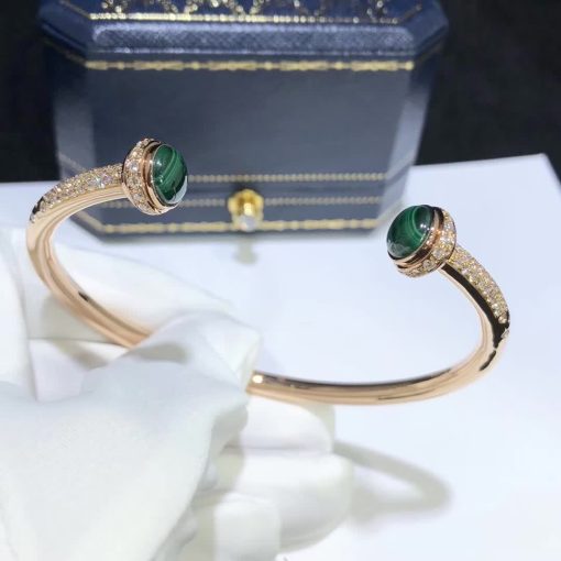 Piaget Possession Open Bangle Bracelet malachite G36PD400