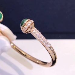 Piaget Possession Open Bangle Bracelet malachite G36PD400