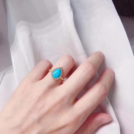 Boucheron Serpent BohÈme Ring S Motif Ring Set with a Turquoise JRG02856