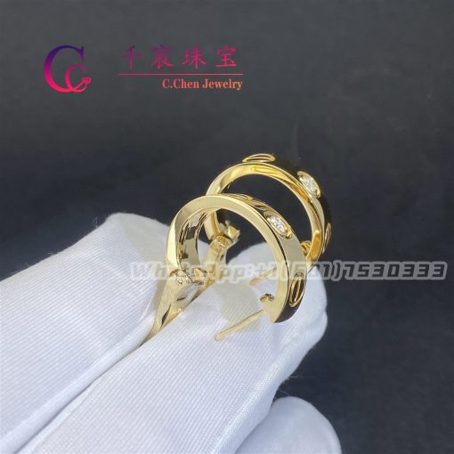 Cartier Love Earrings 2 Diamonds Yellow Gold B8022900