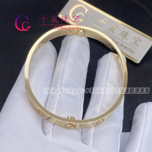 Cartier Love Bracelet 4 Diamonds Yellow Gold B6035917