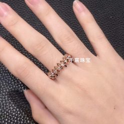 Cartie Clash De Cartier Ring Diamonds Rose Gold N4765400