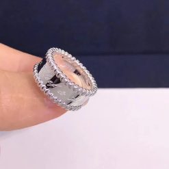 Van Cleef & Arpels Perlée Signature Ring White Gold VCARN32300