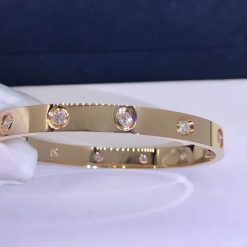 Cartier Love Bracelet 10 Diamonds Yellow Gold B6040517