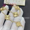 Van Cleef & Arpels Vintage Alhambra Bracelet 5 Motifs guilloché yellow Gold VCARP3JK00