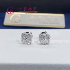 Van Cleef & Arpels Sweet Alhambra Earstuds White Gold VCARO85500