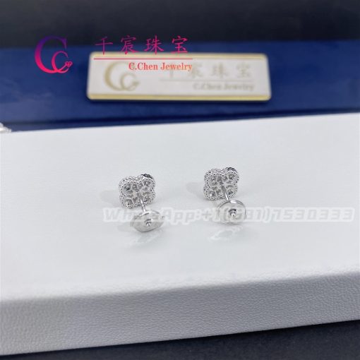 Van Cleef & Arpels Sweet Alhambra Earstuds White Gold VCARO85500