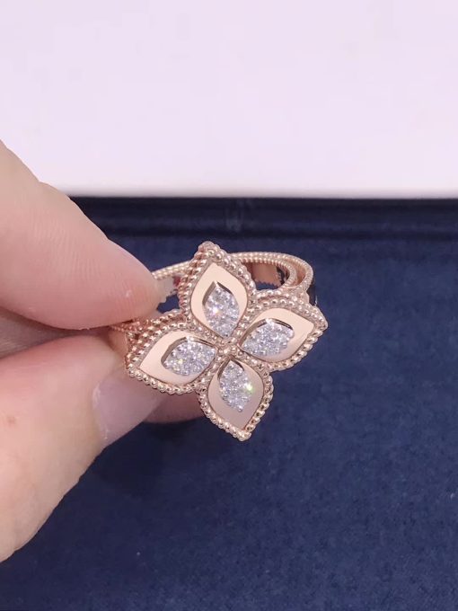 Roberto Coin Princess Flower Ring Diamonds Adr888ri1837 (6)