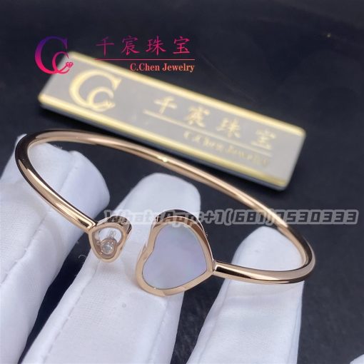 Chopard Happy Hearts Bangle Rose Gold Mother-of-pearl 83A054-0001