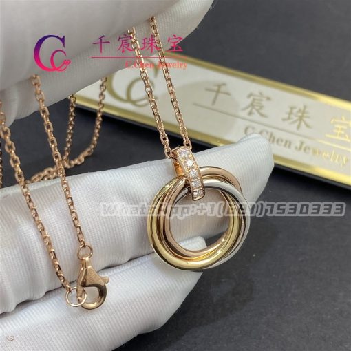 Cartier Trinity Necklace Diamonds B7058700