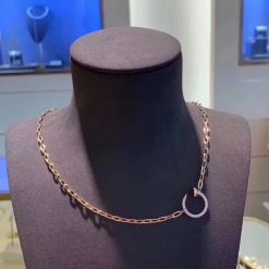 Cartier Juste Un Clou Necklace Rose Gold Diamonds N7413500