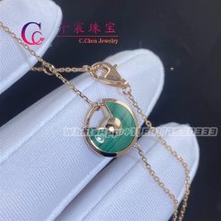 Cartier Amulette De Cartier Bracelet XS Model Malachite Diamond B6047117