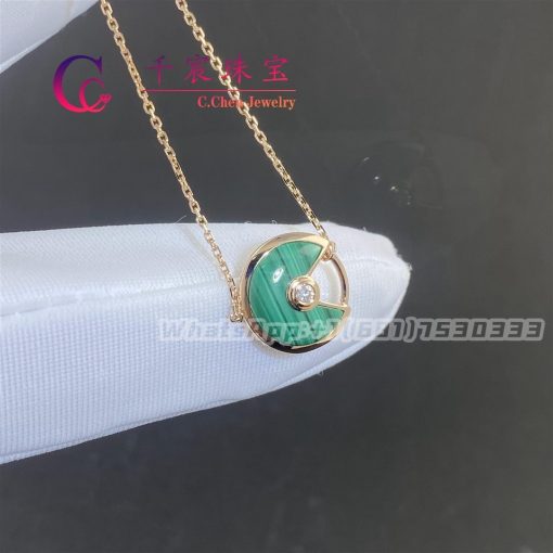 Cartier Amulette De Cartier Bracelet XS Model Malachite Diamond B6047117