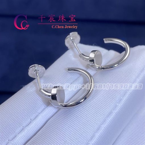 Cartier Juste Un Clou Earrings White Gold B8301236