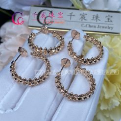 Cartier Clash De Cartier Earrings Small Model Rose Gold B8301415