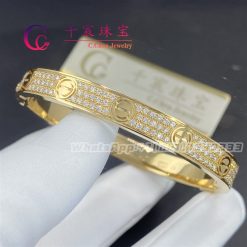 Cartier Love Bracelet Diamond-paved Yellow Gold N6035017