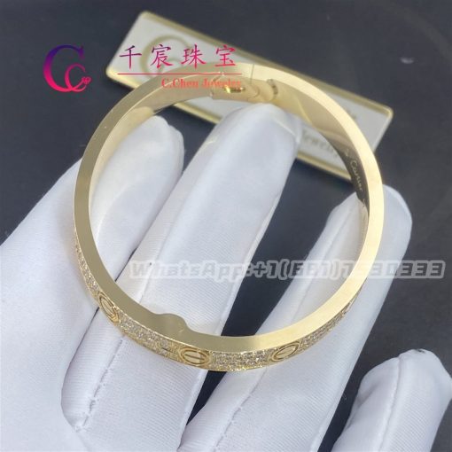 Cartier Love Bracelet Diamond-paved Yellow Gold N6035017