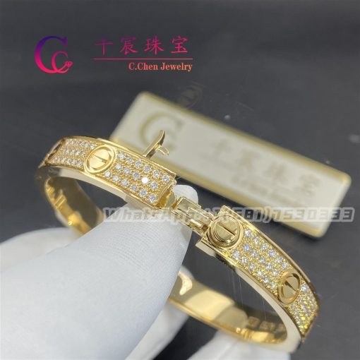 Cartier Love Bracelet Diamond-paved Yellow Gold N6035017