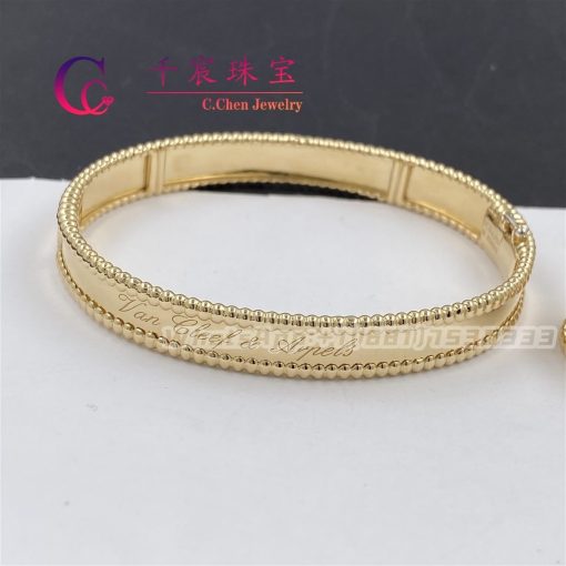 Van Cleef & Arpels Perlée Signature Bracelet Yellow Gold VCARP3K900