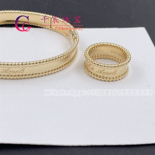 Van Cleef & Arpels Perlée Signature Bracelet Yellow Gold VCARP3K900