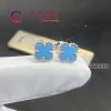 Van Cleef & Arpels Sweet Alhambra Earstuds Turquoise VCARA44500