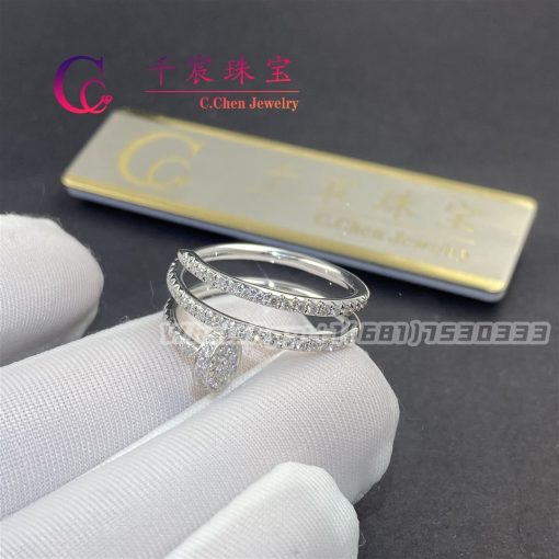 Cartie Juste Un Clou Ring White Gold Diamonds B4211100