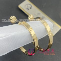 Cartier Love Earrings 18k Yellow Gold - B8028200